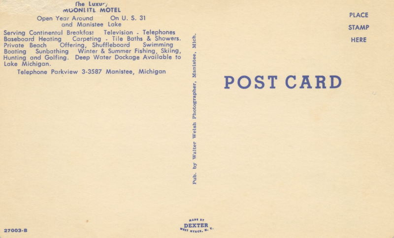 Moonlite Motel - Vintage Postcard (newer photo)